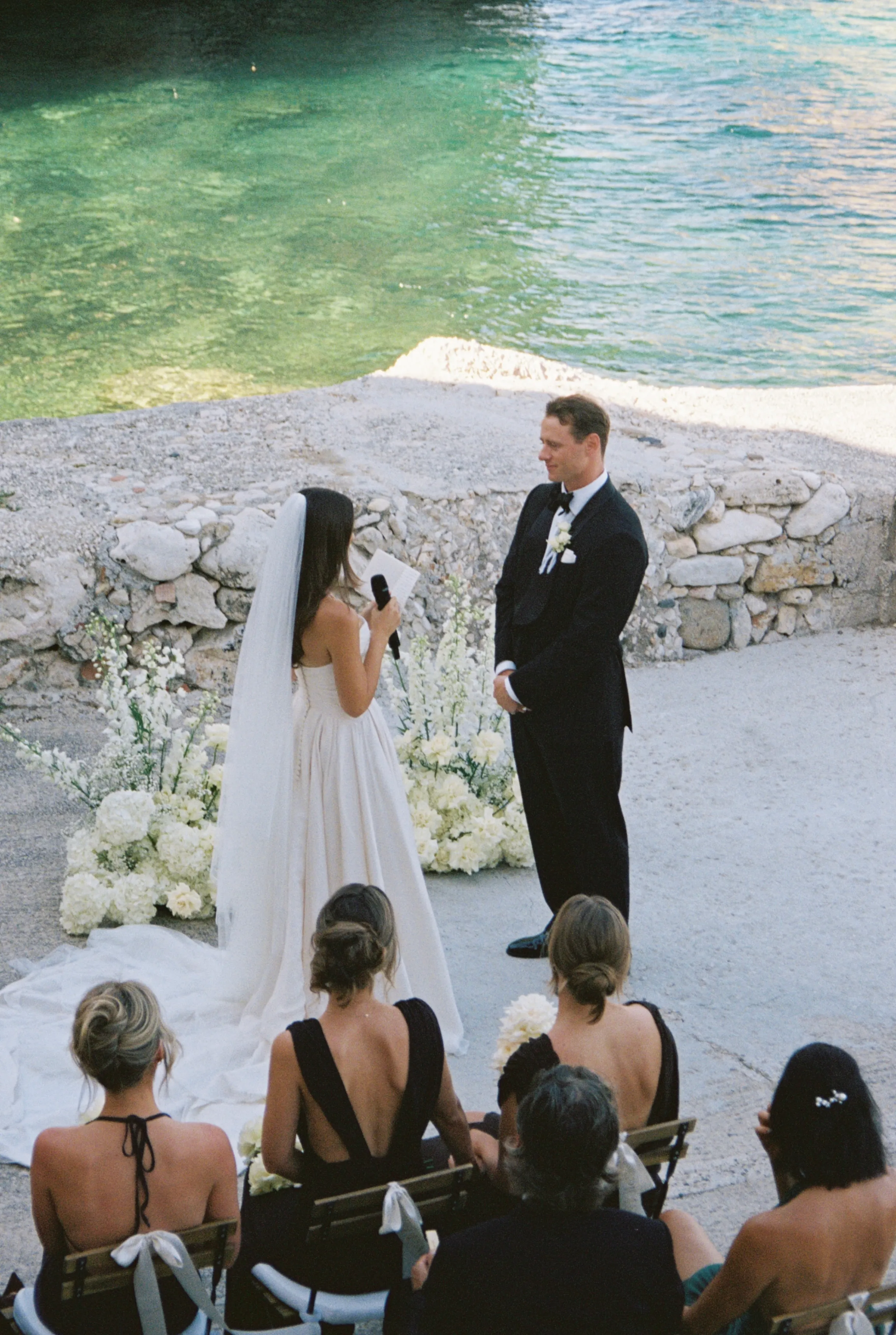 Ceremony at the water's edge