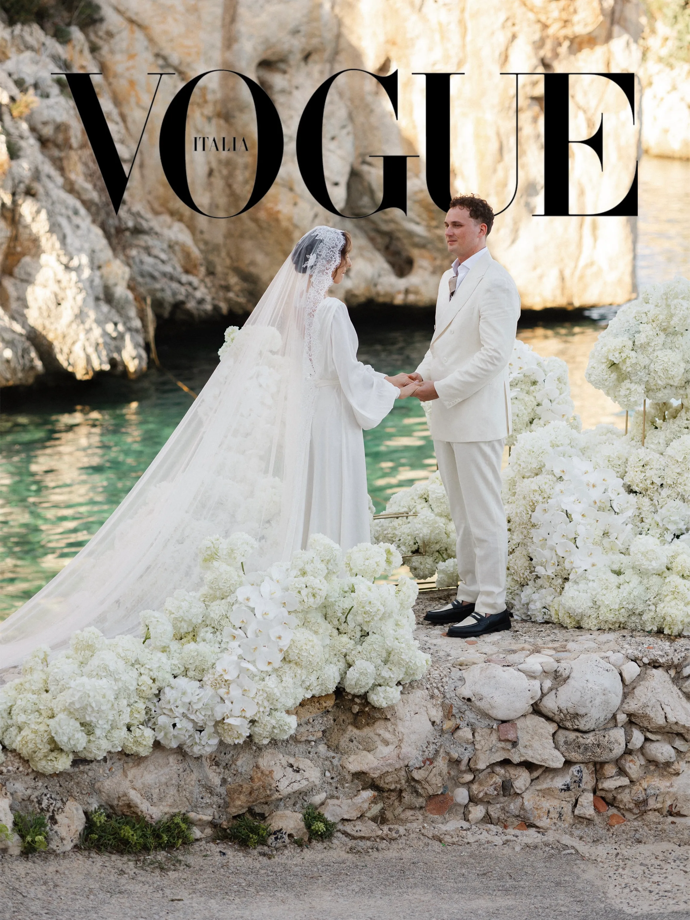 Marius and Greta featured on the cover of Vogue Italia